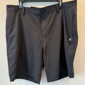 Hurley Men's All Day Hybrid Shorts Quick Dry 4-Way Stretch Black Size 40